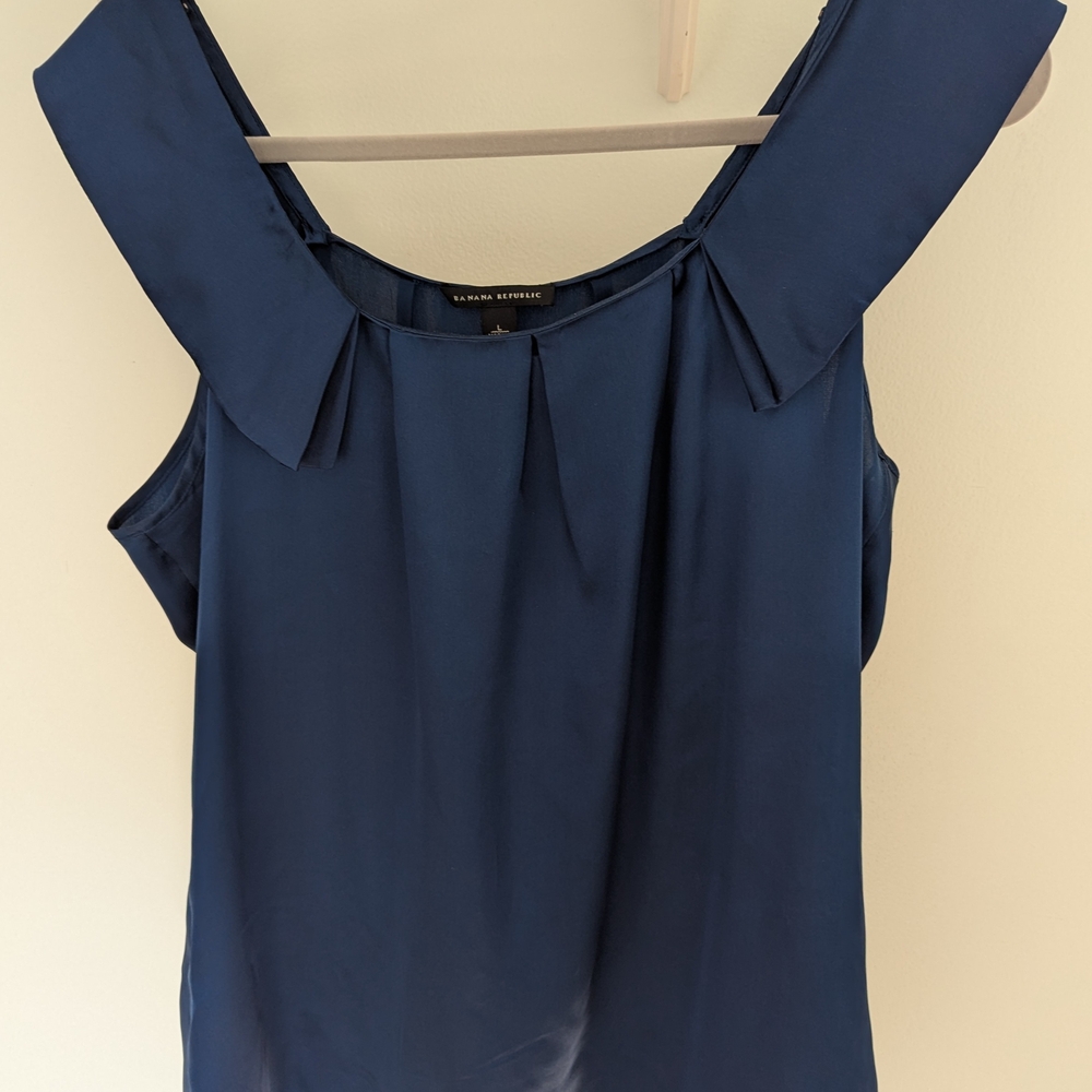 Banana Republic Navy Blue Blouse